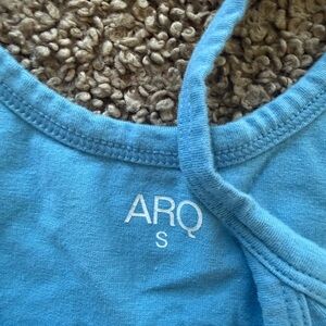 ARQ Sky Blue crop tank size small